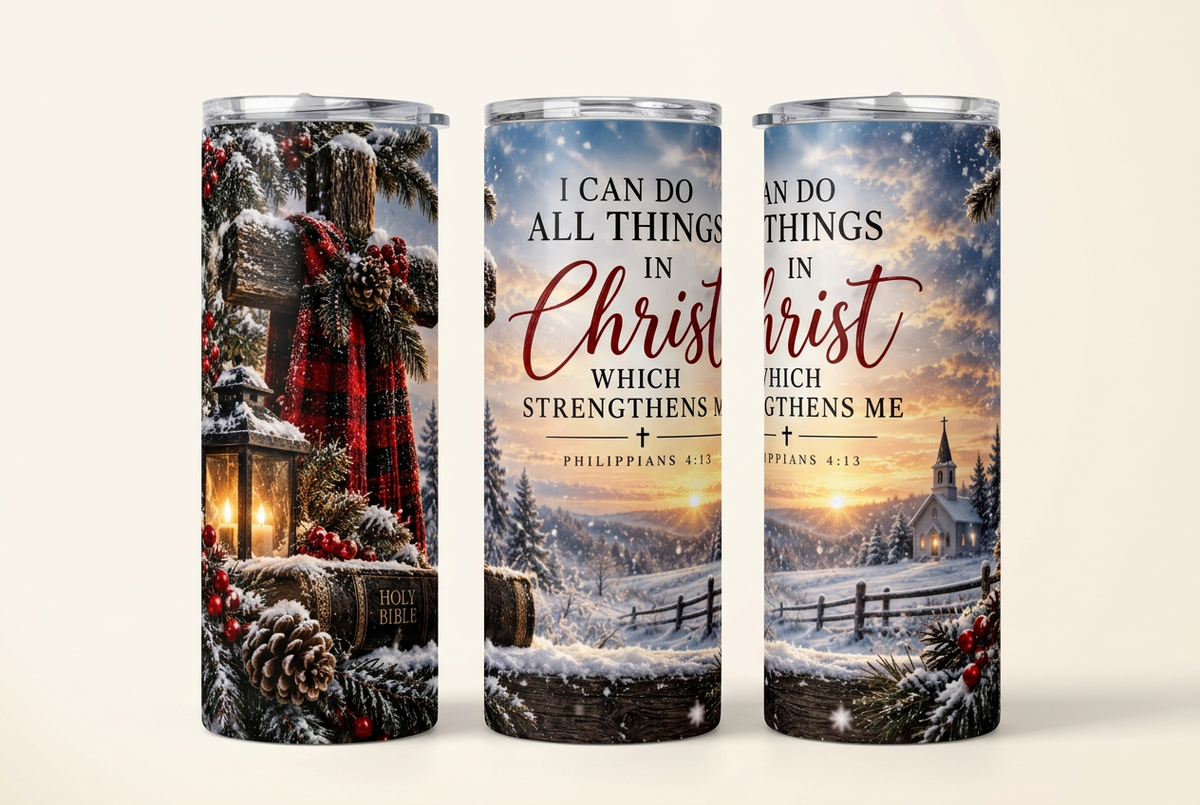Christmas Scene Tumbler