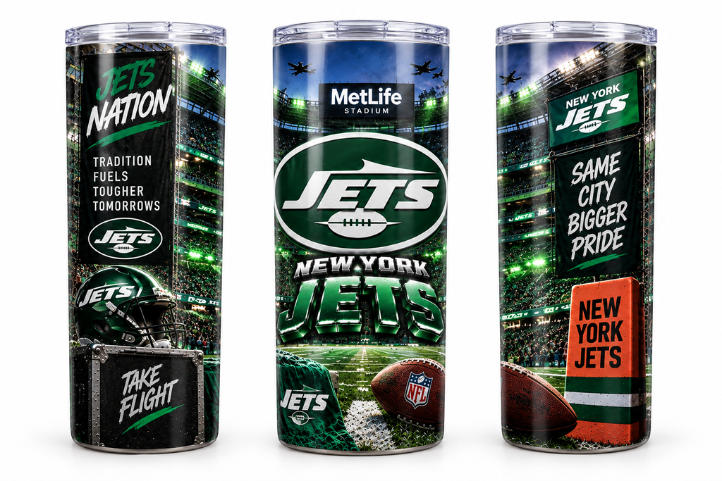 Custom Football 20 oz Skinny Tumbler | Your Team, Your Style