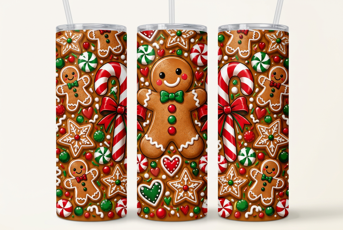 Gingerbread Christmas Tumbler
