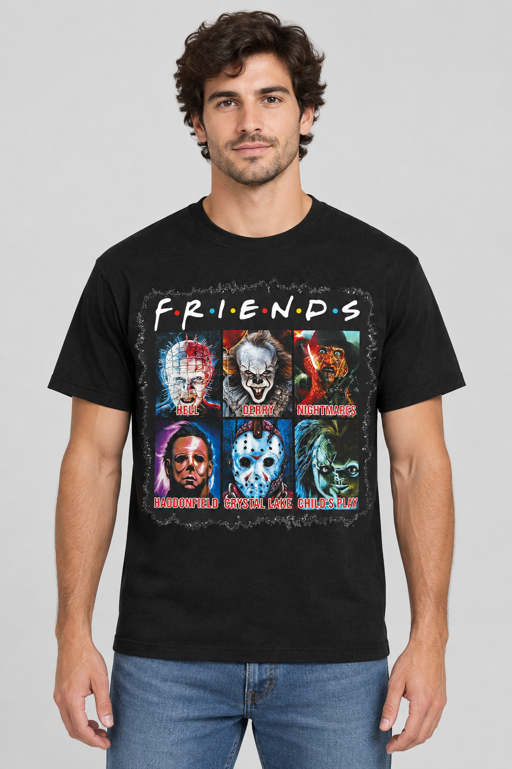 Spooky Friends Graphic Tee | Your Favorite Horror Icons